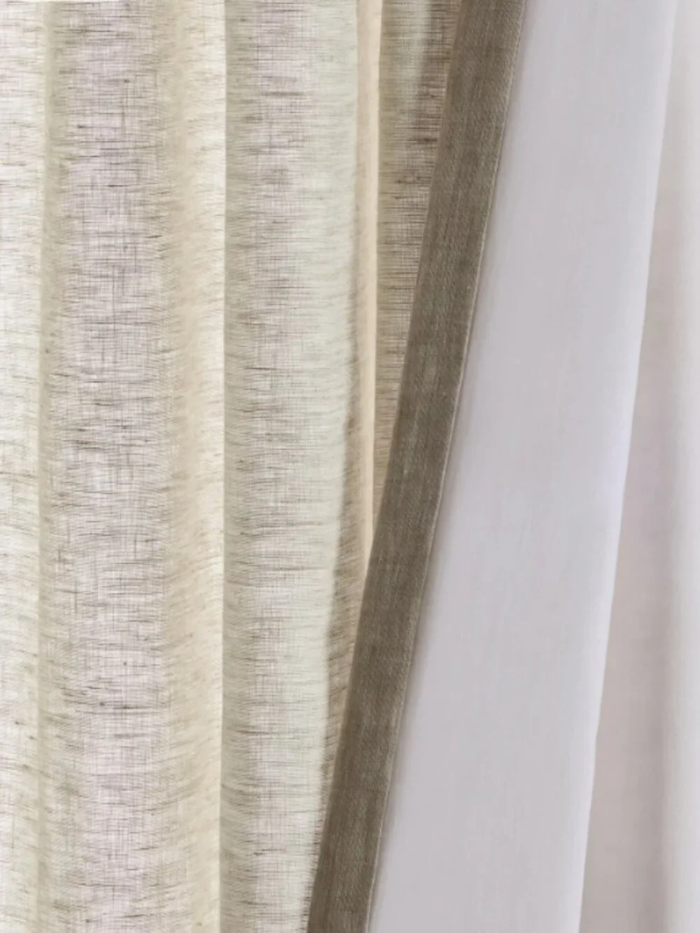 NWT! Quince European Linen Curtain, 96x96, Light filtering, Sage